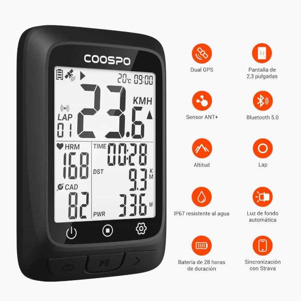 CooSpo Ciclocomputador GPS